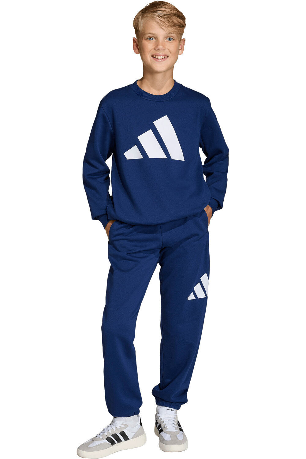 adidas chándal niño ESSENTIALS vista frontal