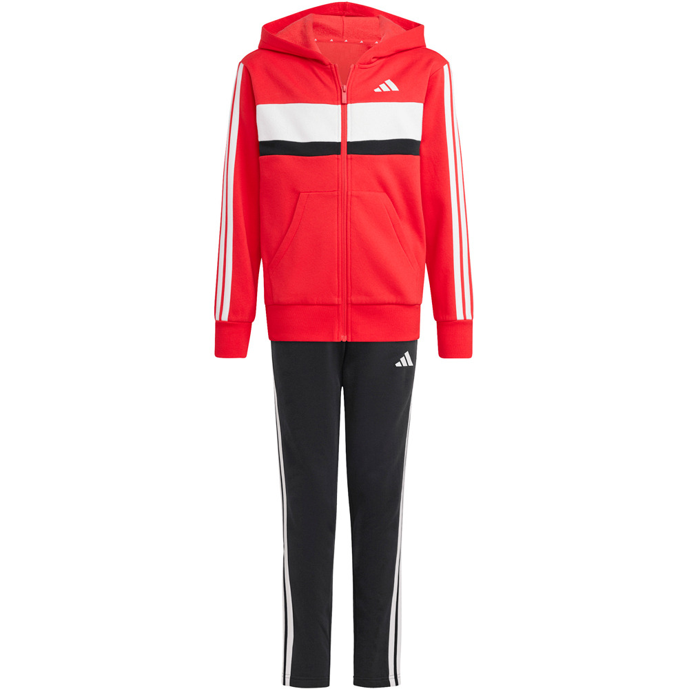 adidas chándal niño J 3S TIB FL TS vista detalle