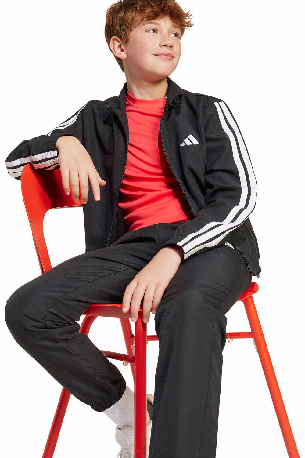 adidas chándal niño J 3S WV TS vista detalle