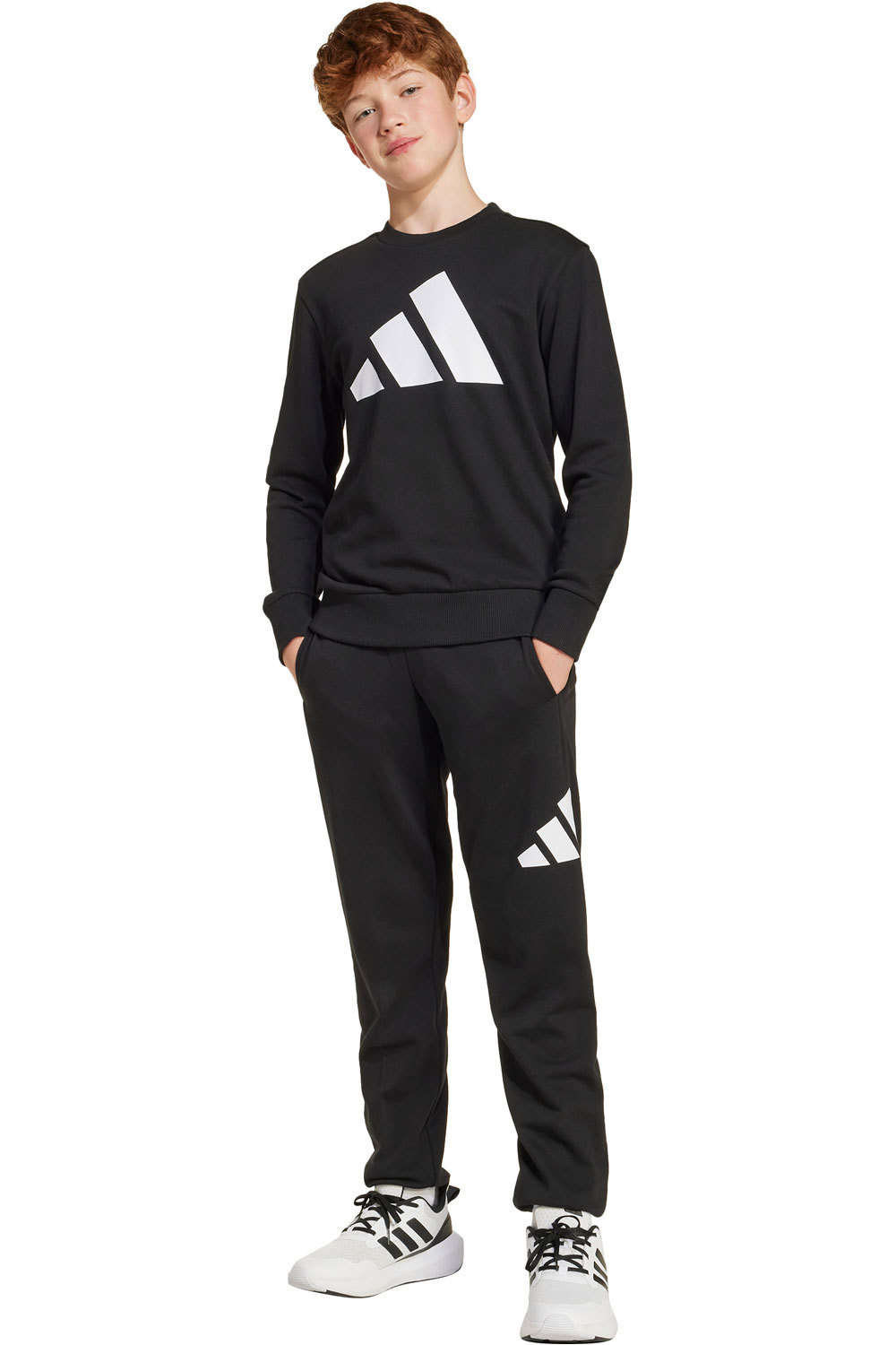 adidas chándal niño J BL FT JOG 240 vista frontal