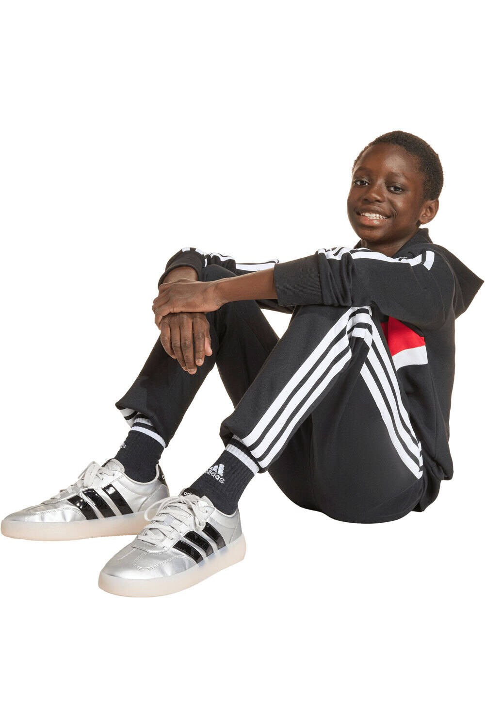 adidas chándal niño SEASONAL ESSENTIALS TIBERIO 3 STRIPES vista detalle