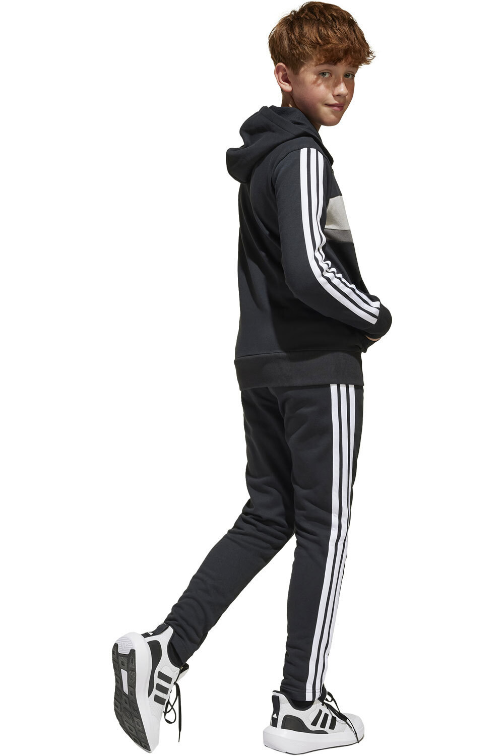 adidas chándal niño X_J 3S TIB FL TS vista trasera