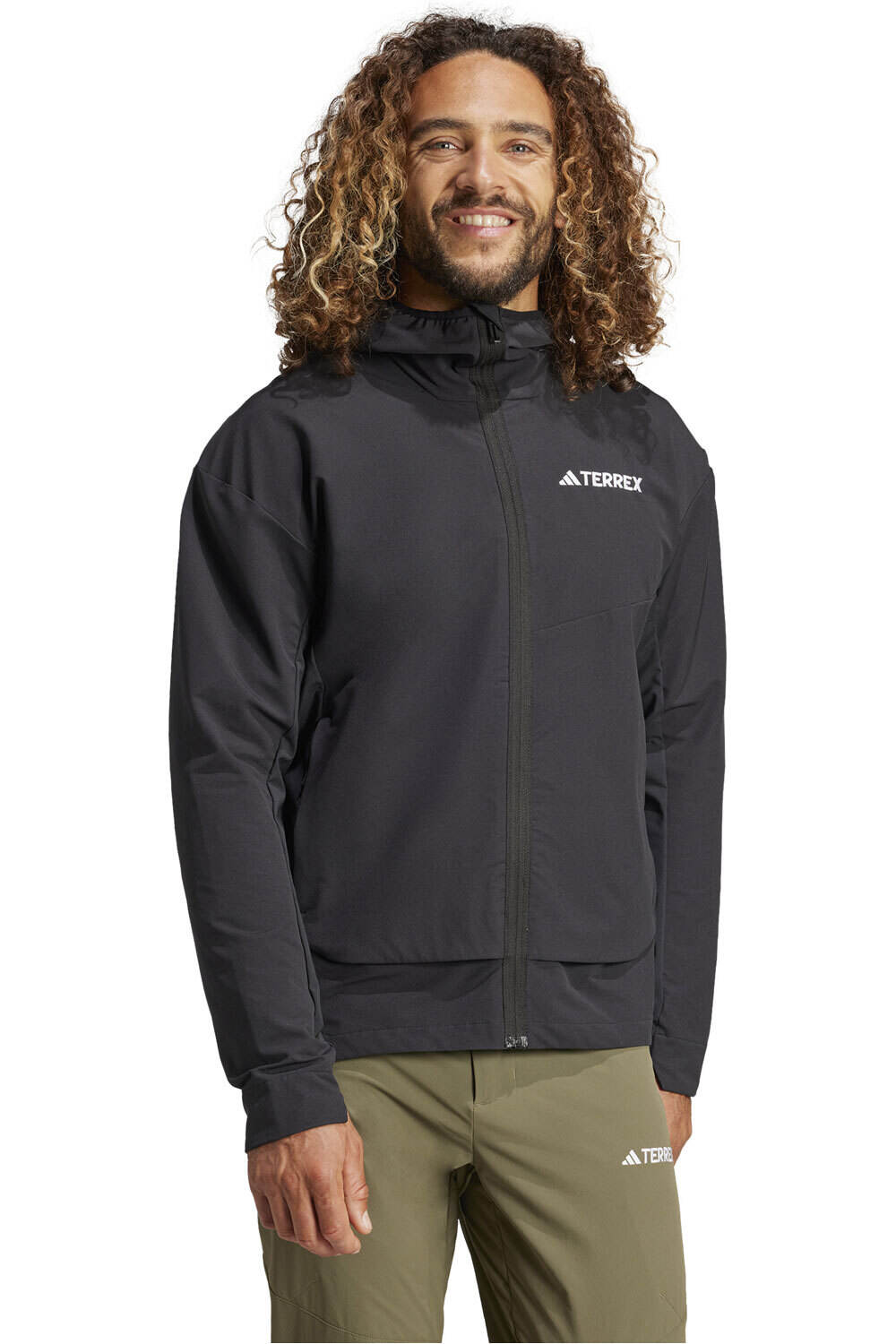 adidas chaqueta impermeable hombre MT SOSH JA vista frontal