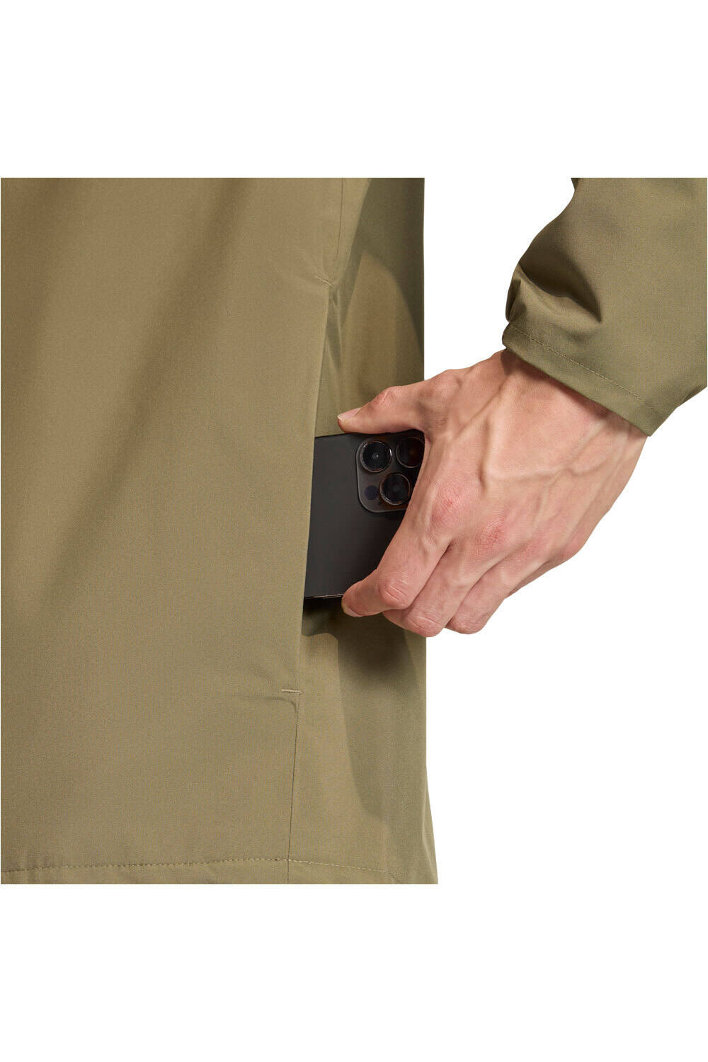 adidas chaqueta impermeable hombre MULTI ESSENTIALS 2L vista detalle