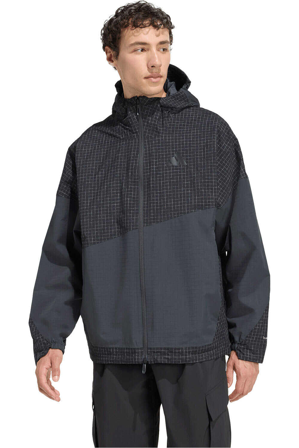 adidas chaqueta impermeable hombre TERREX XPLORIC 2 LAYER CLIMAPROOF vista frontal