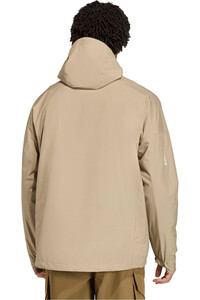 adidas chaqueta impermeable hombre TERREX XPLORIC 2.5 LAYER CLIMAPROOF vista trasera
