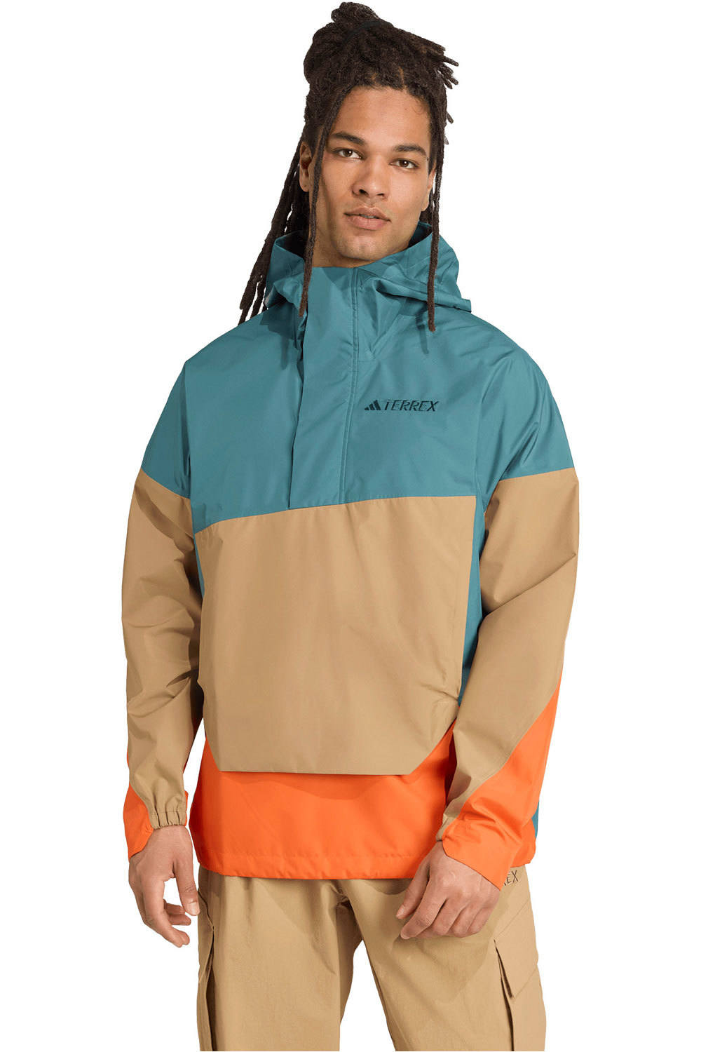 adidas chaqueta impermeable hombre XPL 2.5L ANORAK vista frontal