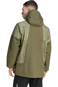 adidas chaqueta impermeable hombre XPR HYB PK J vista trasera