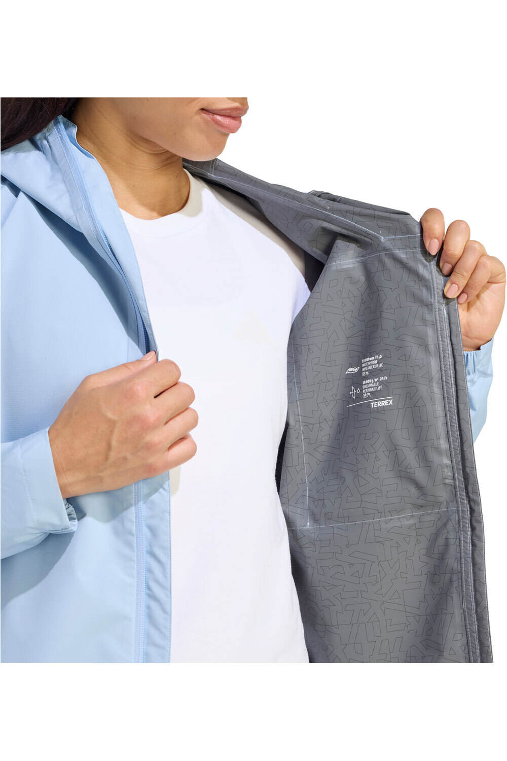 adidas chaqueta impermeable mujer TERREX MULTI 2.5 LAYER CLIMAPROOF 03
