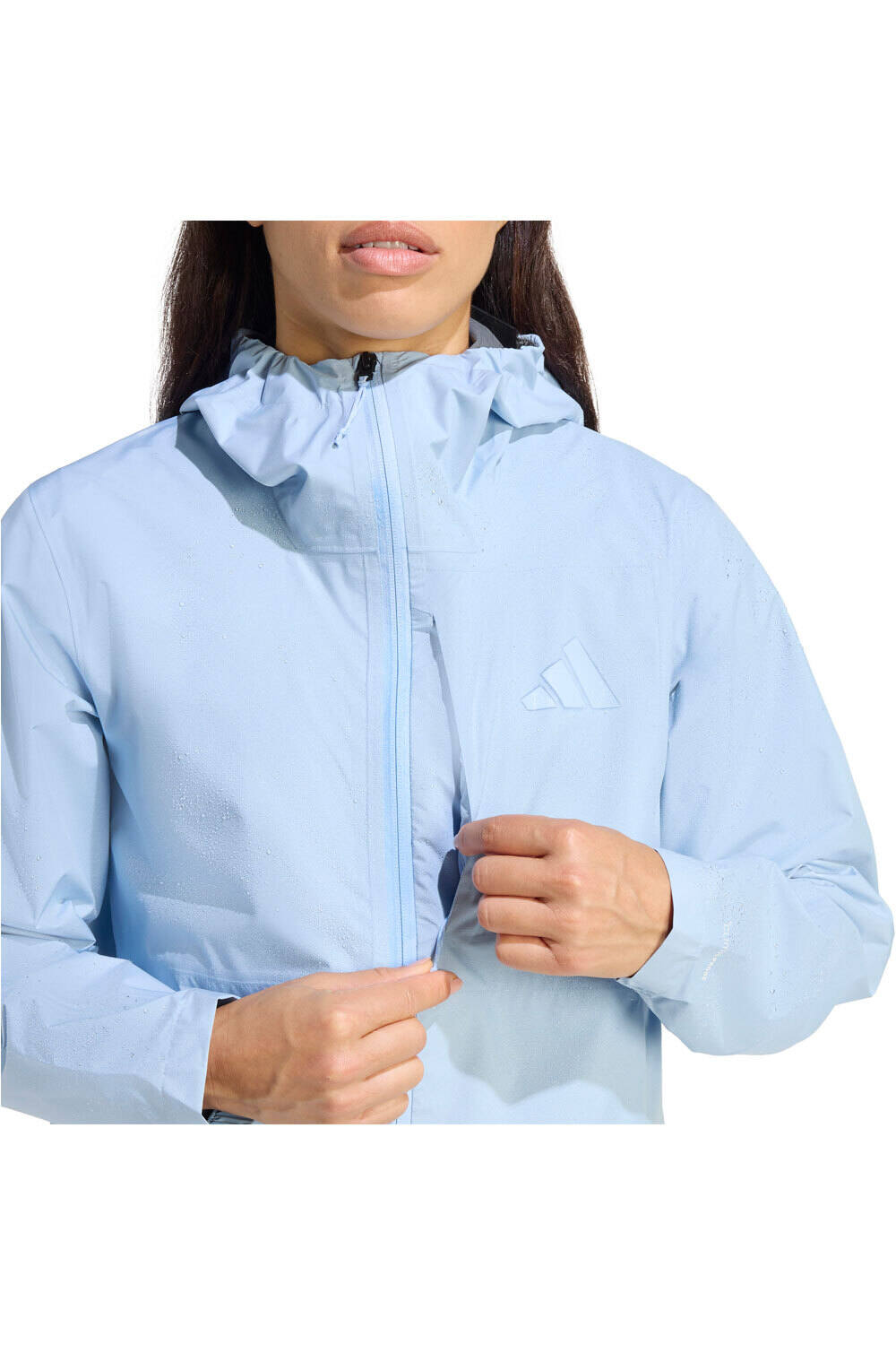 adidas chaqueta impermeable mujer TERREX MULTI 2.5 LAYER CLIMAPROOF vista detalle