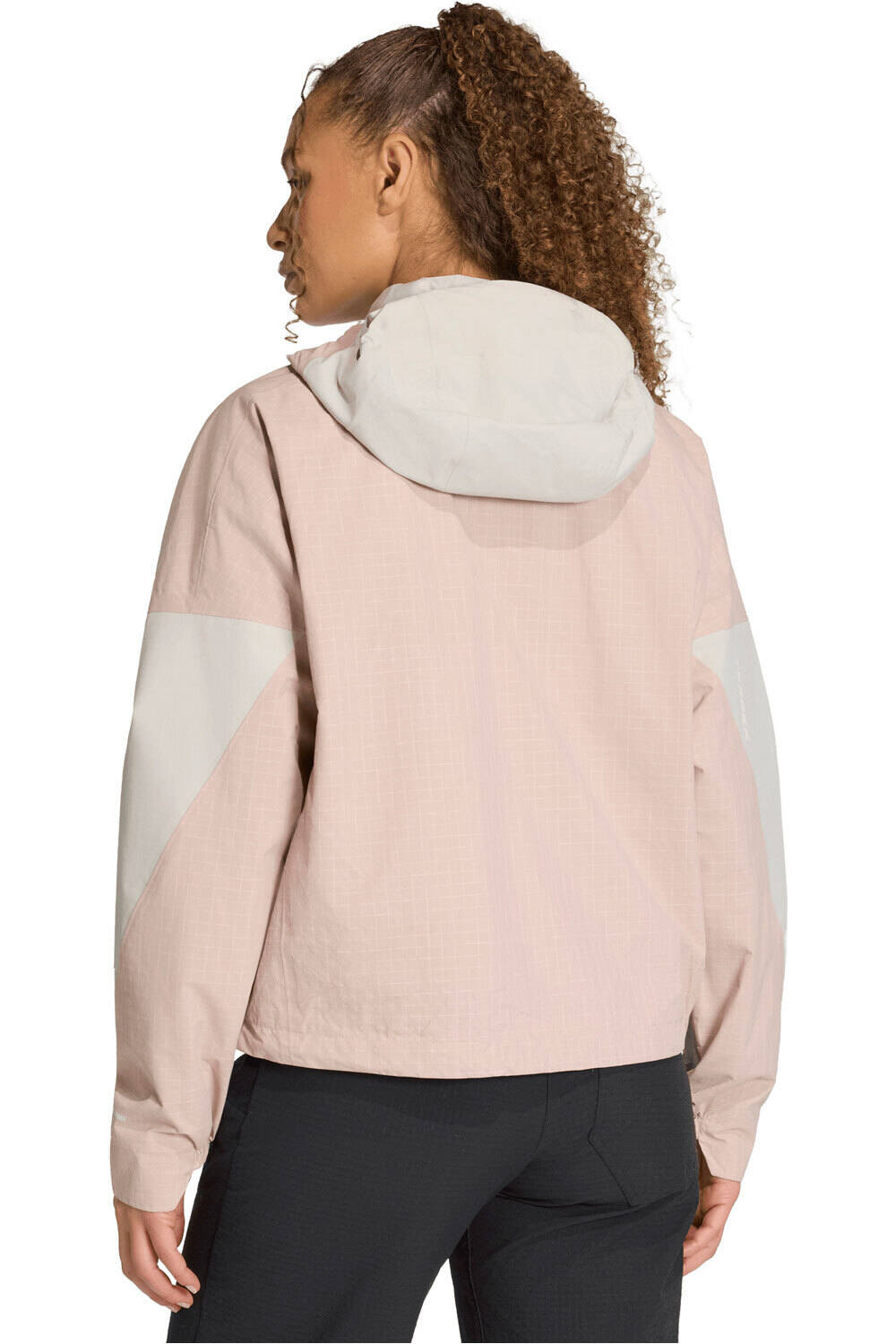 adidas chaqueta impermeable mujer TERREX XPLORIC 2 LAYER CLIMAPROOF vista trasera