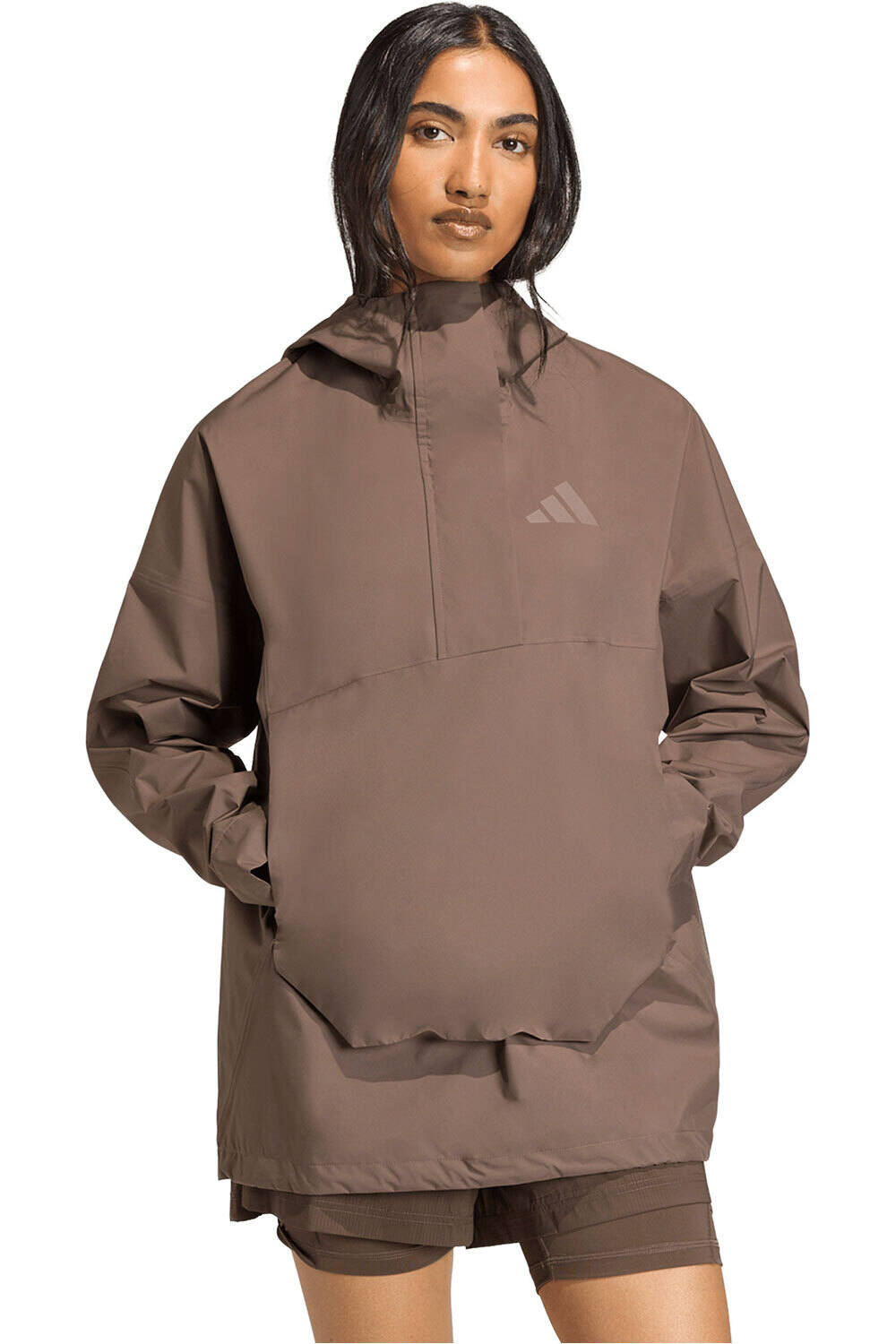 adidas chaqueta impermeable mujer TERREX XPLORIC 2.5 LAYER CLIMAPROOF vista frontal