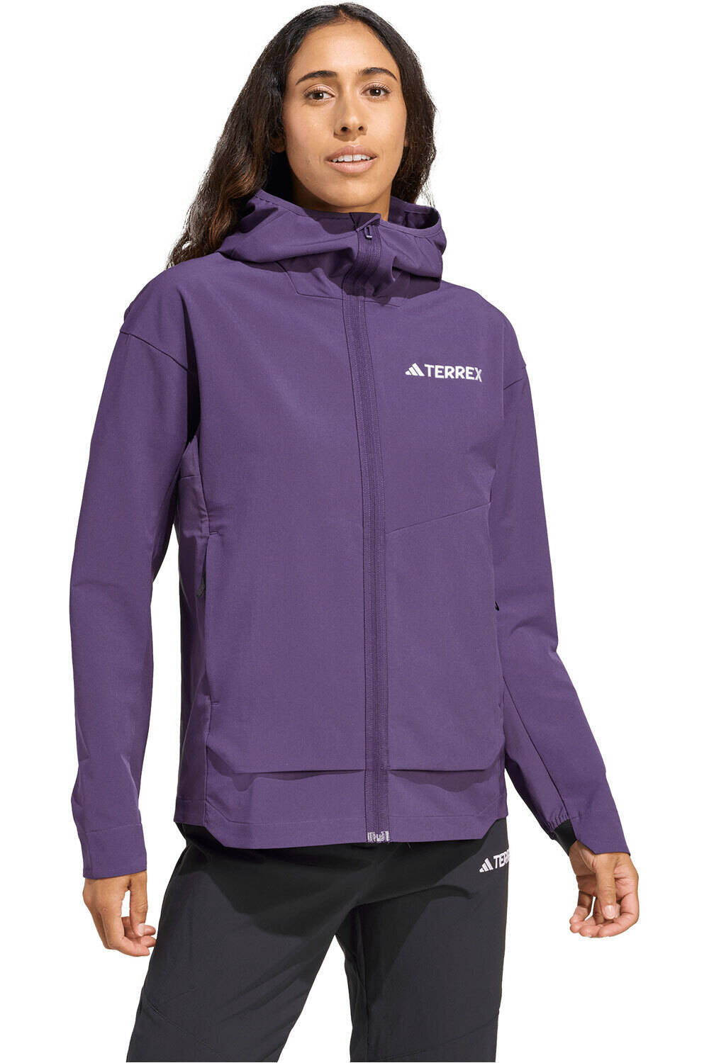 adidas chaqueta impermeable mujer W MT SOSH JA vista frontal