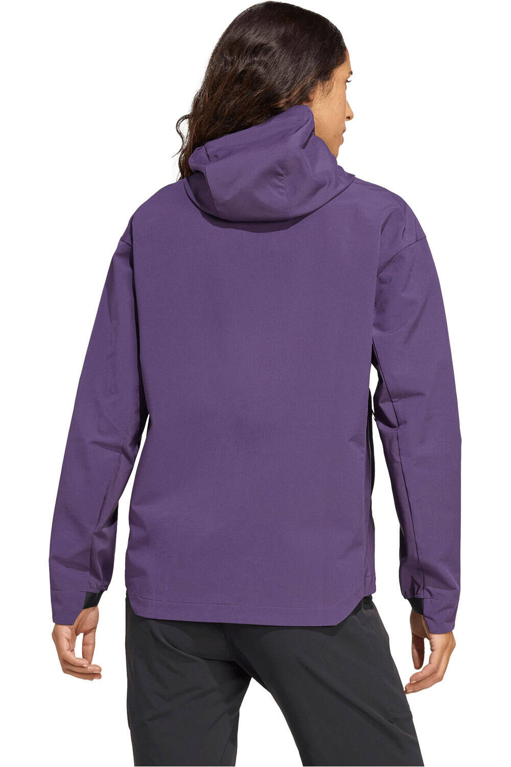 adidas chaqueta impermeable mujer W MT SOSH JA vista trasera