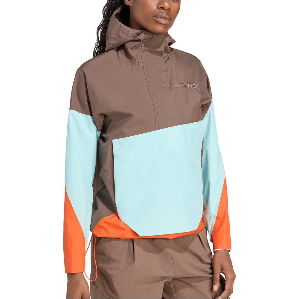 adidas chaqueta impermeable mujer W XP 2.5 ANORAK vista detalle