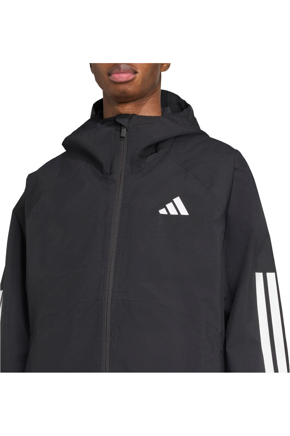 adidas chaqueta outdoor hombre ESSENTIALS CLIMAPROOF 3 STRIPES 03