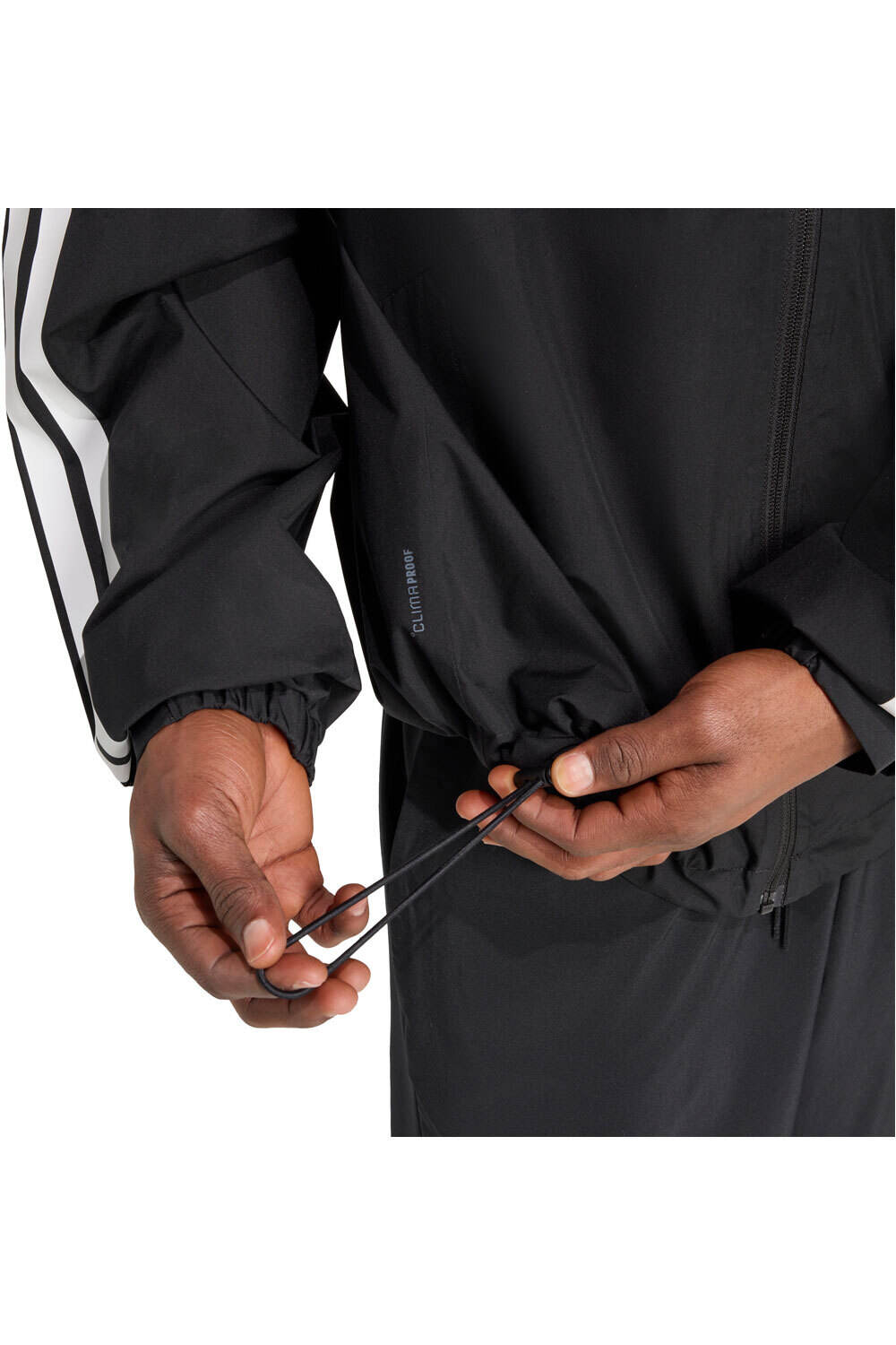 adidas chaqueta outdoor hombre ESSENTIALS CLIMAPROOF 3 STRIPES 04