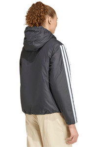 adidas chaqueta outdoor mujer ESSENTIALS CLIMAWARM 3 STRIPES vista trasera