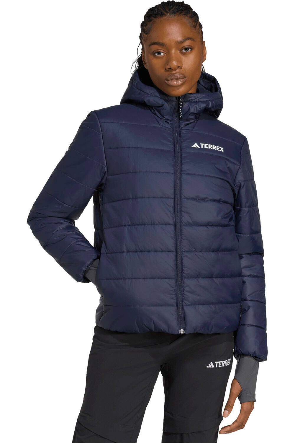 adidas chaqueta outdoor mujer TERREX MULTI ESSENTIALS CLIMAWARM vista frontal