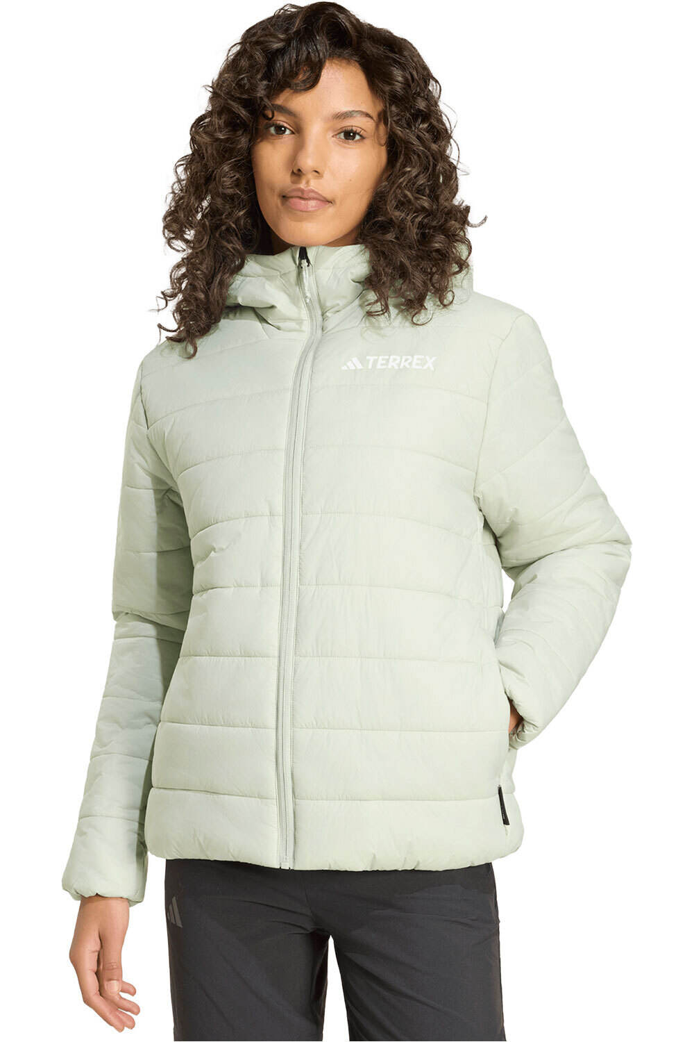 adidas chaqueta outdoor mujer TERREX MULTI ESSENTIALS CLIMAWARM vista frontal