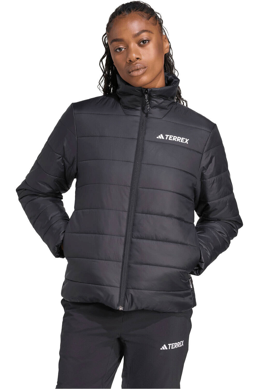 adidas chaqueta outdoor mujer TERREX MULTI ESSENTIALS vista frontal