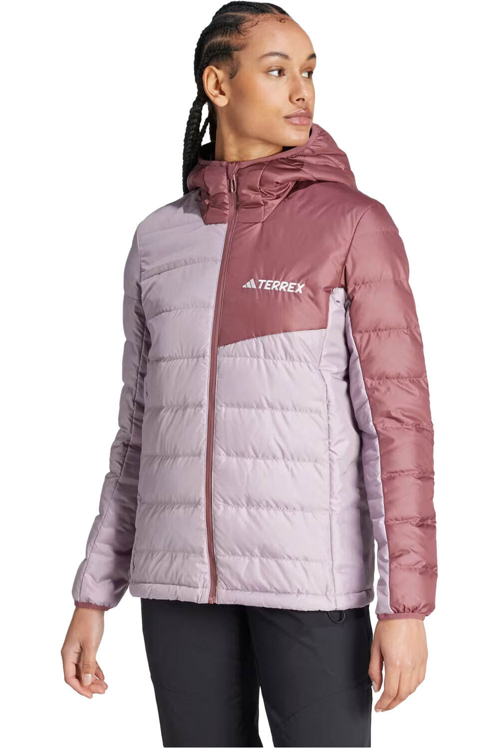 adidas chaqueta outdoor mujer W MT DOWN H J vista frontal