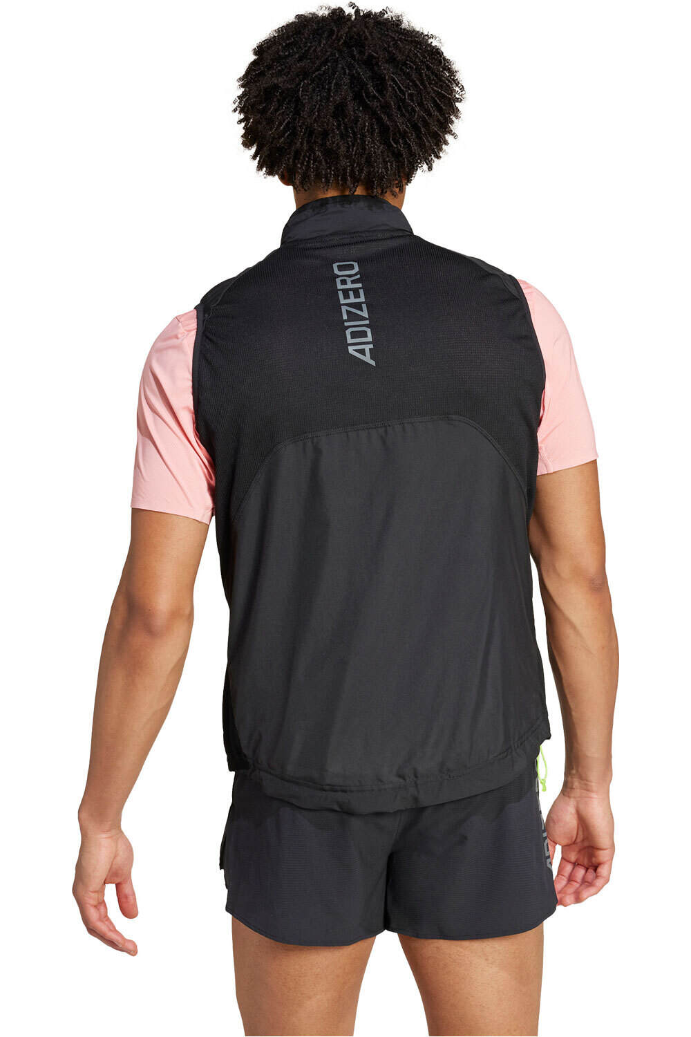 adidas CHAQUETA RUNNING HOMBRE ADIZERO VEST vista trasera