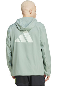 adidas CHAQUETA RUNNING HOMBRE RUN IT JACKET vista trasera