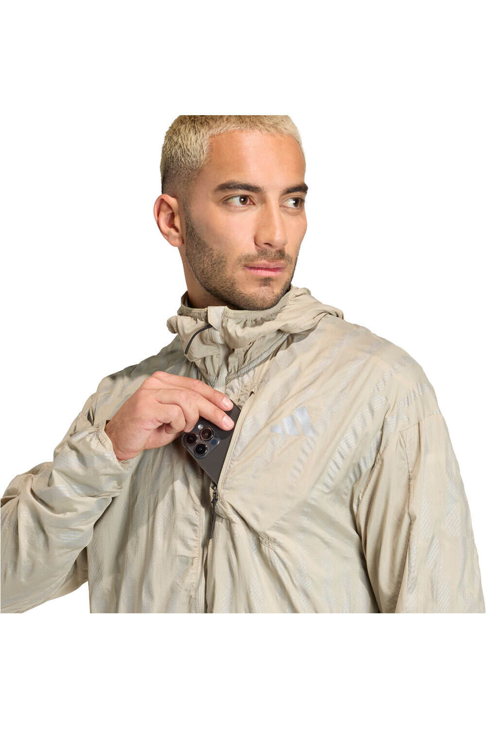 adidas Chaqueta Running Hombre RUNNING REFLECTANTE ADI365 vista detalle