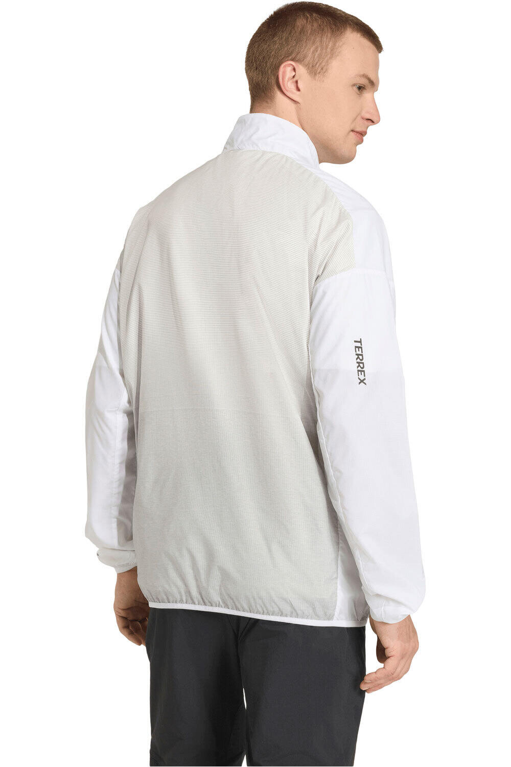 adidas chaqueta softshell hombre TERREX MULTI CLIMA365 WINDWEAVE vista trasera