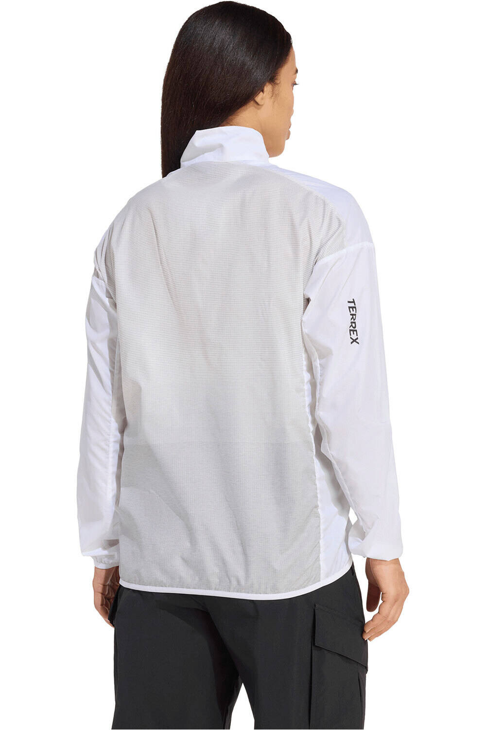 adidas chaqueta softshell mujer TERREX MULTI CLIMA365 WINDWEAVE vista trasera