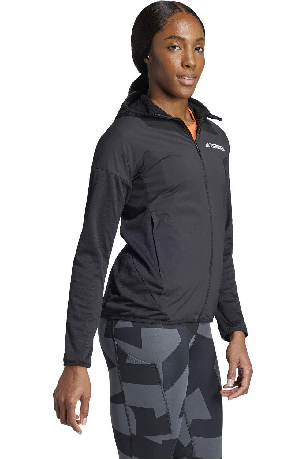 adidas chaqueta softshell mujer W XPR WIND FL H vista detalle