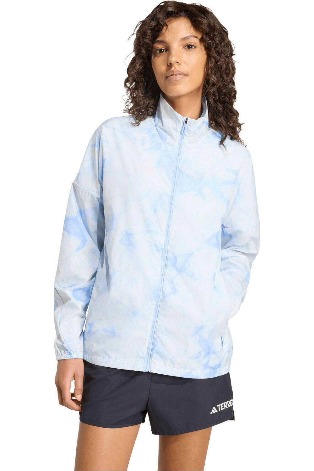 adidas Chaqueta Trail Mujer TERREX MULTI SPRAY DYE CLIMA365 vista frontal