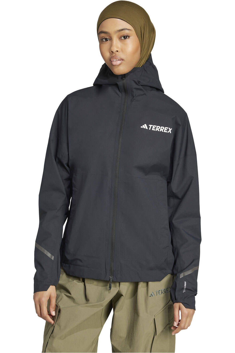 adidas CHAQUETA TRAIL RUNNING MUJER W XPR LIGHT R J vista frontal