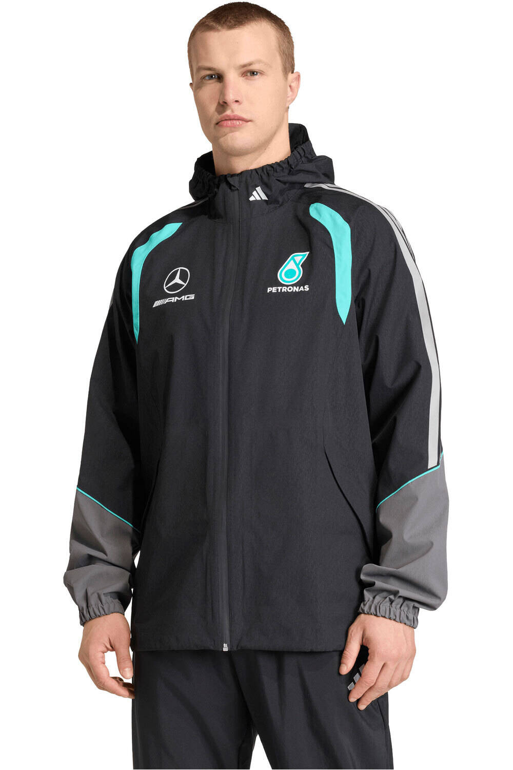 adidas chaquetas hombre MERCEDES-AMG PETRONAS F1TEAM vista frontal