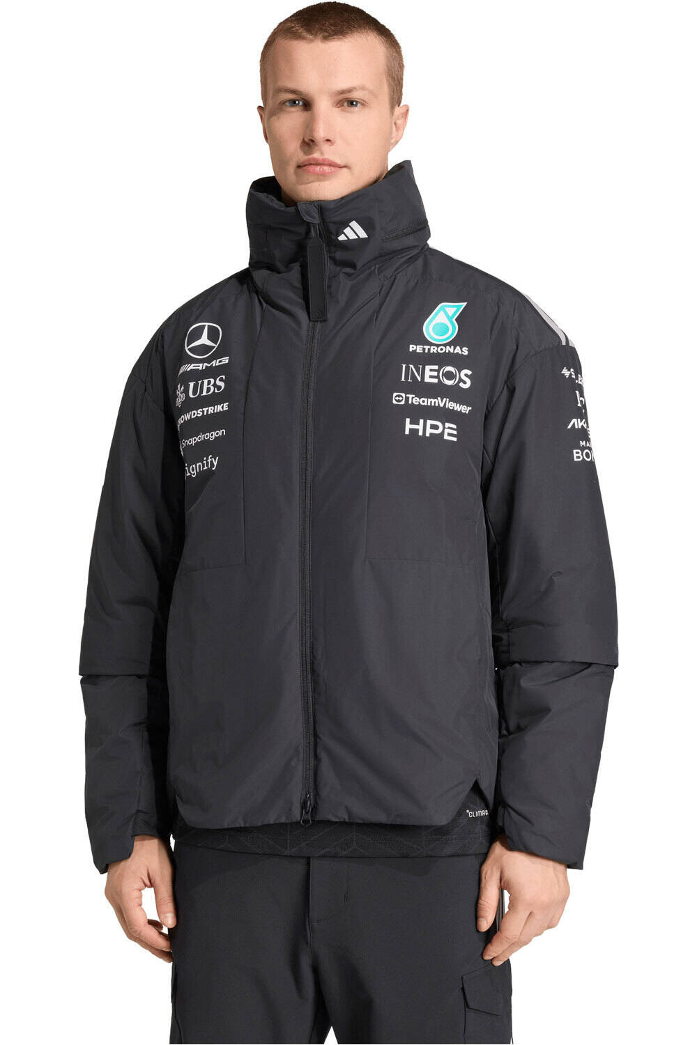 adidas chaquetas hombre MERCEDES-AMG PETRONAS F1TEAM vista frontal