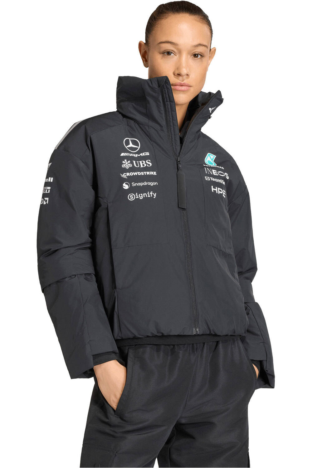 adidas chaquetas mujer MERCEDES-AMG PETRONAS F1TEAM vista detalle