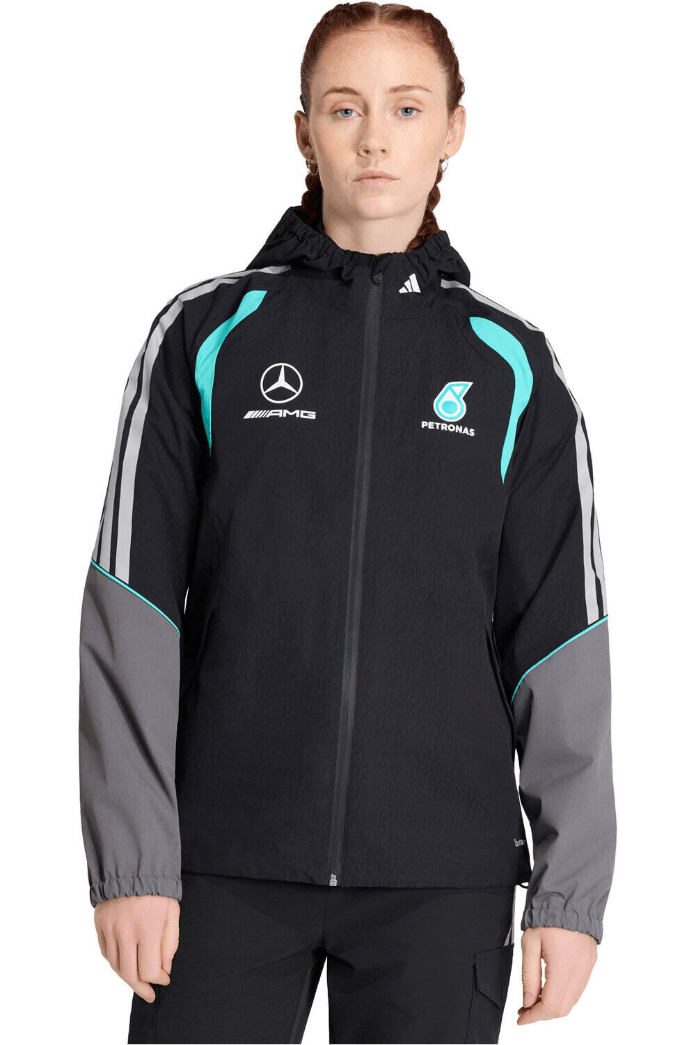 adidas chaquetas mujer MERCEDES-AMG PETRONAS F1TEAM vista frontal