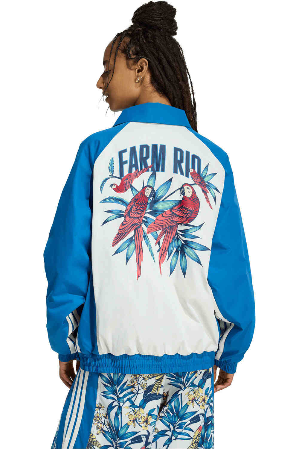 adidas chaquetas mujer PREMIUM ADIDAS X FARM RIO vista trasera