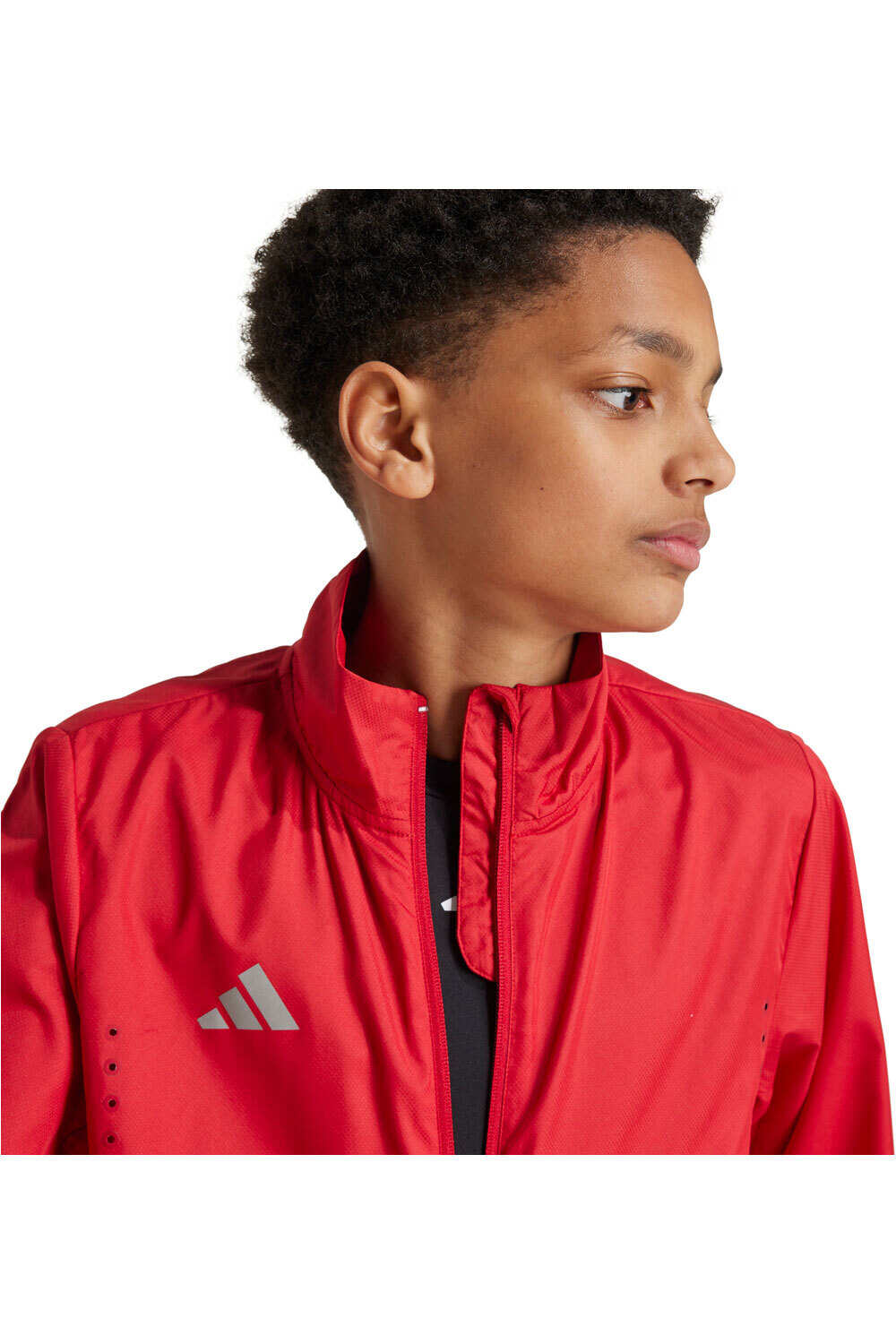 adidas chubasquero running niño J TEAM RDY JKT vista detalle