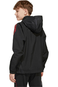 adidas chubasquero y chaquetones entrenamiento fútbol niño AJAX AMSTERDAM 25/26 vista trasera