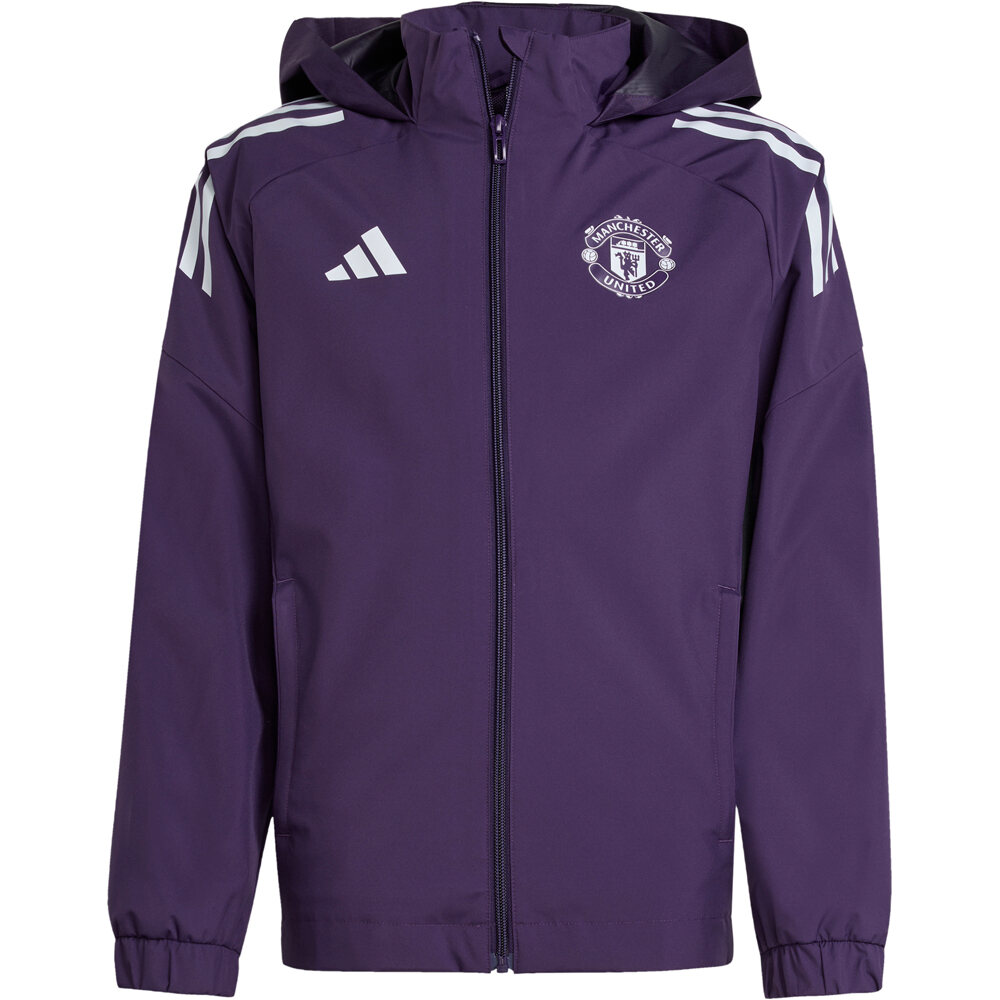 adidas chubasquero y chaquetones entrenamiento fútbol niño M.UNITED 26 AW JKT Y 04