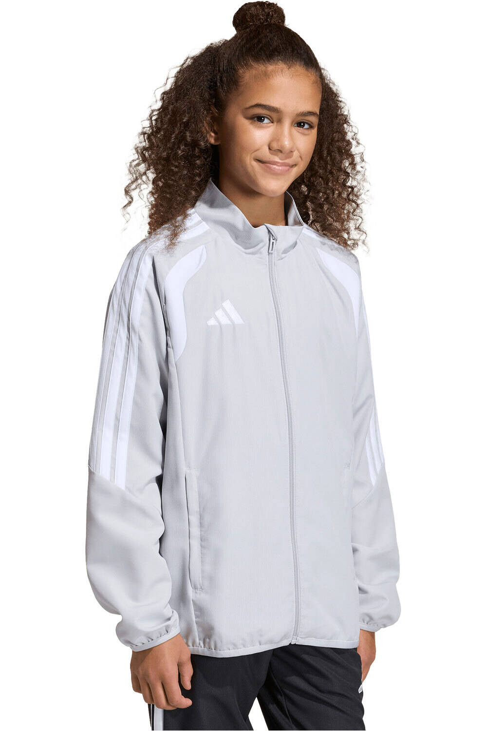 adidas chubasquero y chaquetones entrenamiento fútbol niño PRESENTACIN TIRO26 LEAGUE vista frontal