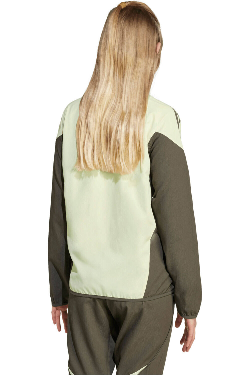 adidas chubasquero y chaquetones entrenamiento fútbol niño REAL MADRID TIRO 25 COMPETITION vista trasera