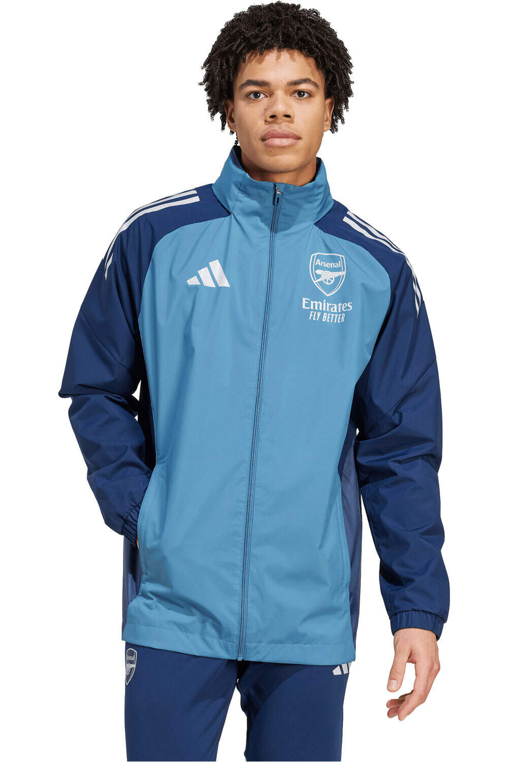 adidas chubasqueros y chaquetones entrenamiento fútbol ARSENAL FC 25/26 TIRO COMPETITION vista frontal