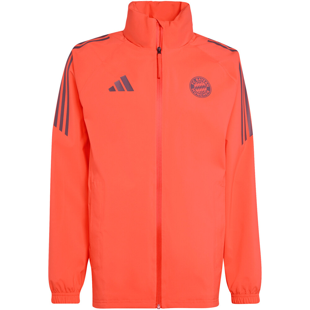 adidas chubasqueros y chaquetones entrenamiento fútbol FC BAYERN TIRO24 RAIN 05