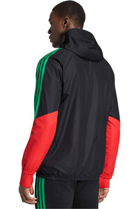 adidas chubasqueros y chaquetones entrenamiento fútbol ITALIA 26 AW JKT vista trasera