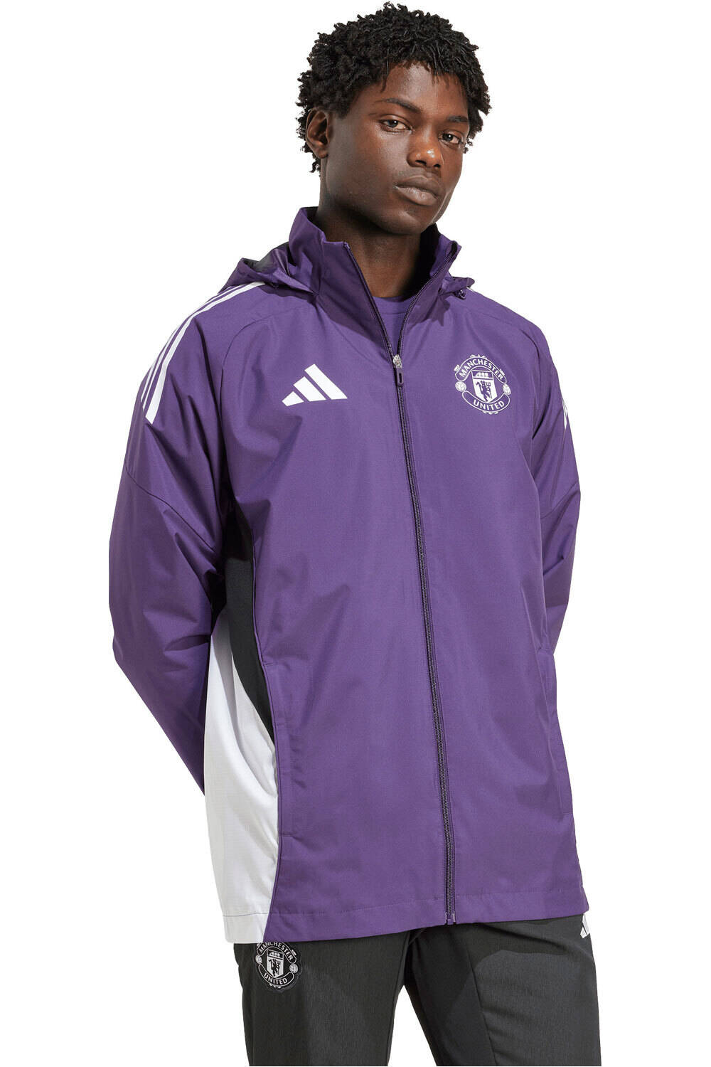 adidas chubasqueros y chaquetones entrenamiento fútbol MANCHESTER UNITED 25/26 COMPETITION vista detalle