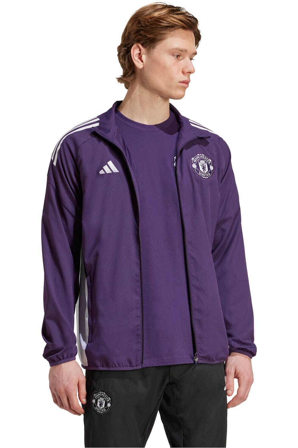 adidas chubasqueros y chaquetones entrenamiento fútbol MANCHESTER UNITED TIRO 25 COMPETITION vista detalle