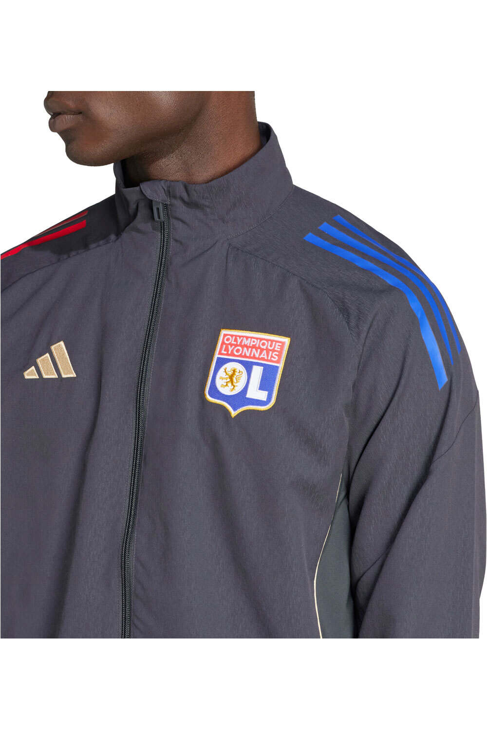 adidas chubasqueros y chaquetones entrenamiento fútbol OLYMPIQUE DE LYON 25/26 TIRO25 04